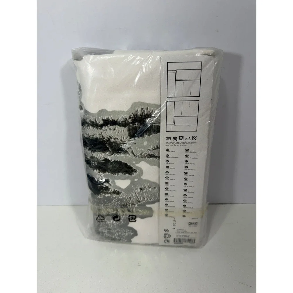 IKEA Liamaria Duvet Cover Maria Vinka Pine Tree Print 150x210cm 59x82 Cotton NEW
